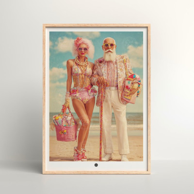 Scopri i poster C'EST LA FOLIE | Design colorati e divertenti