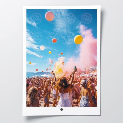 Entdecken Sie die Poster C'EST LA FOLIE | Farbenfrohe & humorvolle Designs