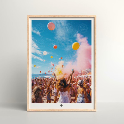 Entdecken Sie die Poster C'EST LA FOLIE | Farbenfrohe & humorvolle Designs