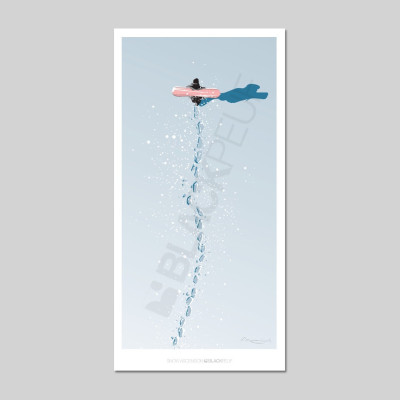 SNOW ASCENSION POSTCARD