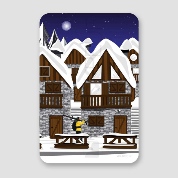 Tableaux de décoration intérieure : Illustrations Savoie par BLACKPEUF