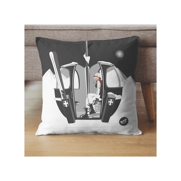 COUSSIN POP UP BLACK BLACKPEUF