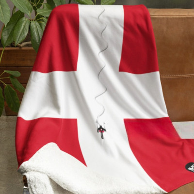 DRAPEAU DE SAVOIE PLAID DRAPEAU DE SAVOIE PLAID