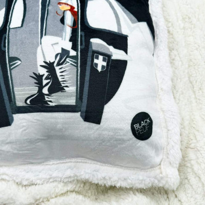 COUSSIN POP UP BLACK BLACKPEUF