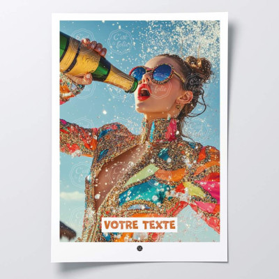Scopri i poster C'EST LA FOLIE | Design colorati e divertenti