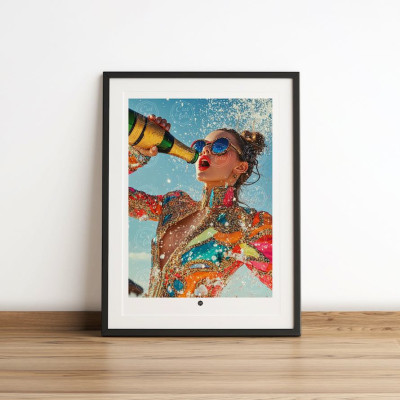 Découvrez les affiches C'EST LA FOLIE | Designs coloré & humoristique