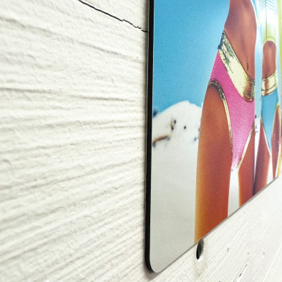 Auffälliges und lebhaftes Bild. Ausgefallene Fotografie, hochwertige Wanddekoration im Designerstil. Einfache Anbringung.