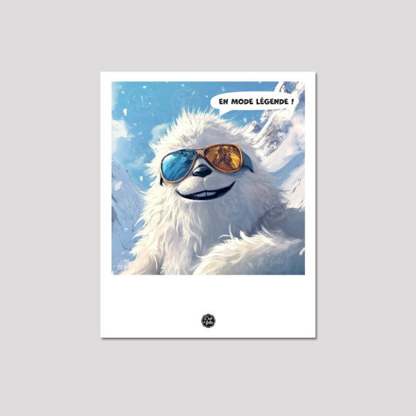 Discover the C'EST LA FOLIE postcards | Colorful & humorous designs