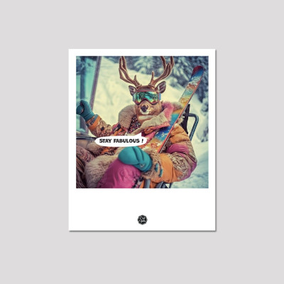 Découvrez les cartes postales C'EST LA FOLIE | Designs coloré & humoristique