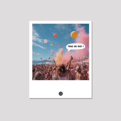 Discover the C'EST LA FOLIE postcards | Colorful & humorous designs