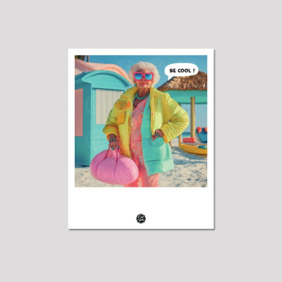 Discover the C'EST LA FOLIE postcards | Colorful & humorous designs