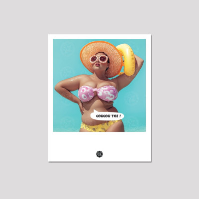 Discover the C'EST LA FOLIE postcards | Colorful & humorous designs