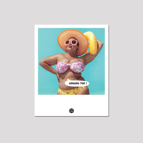 Discover the C'EST LA FOLIE postcards | Colorful & humorous designs