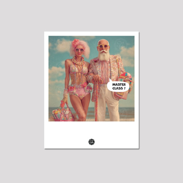 Discover the C'EST LA FOLIE postcards | Colorful & humorous designs