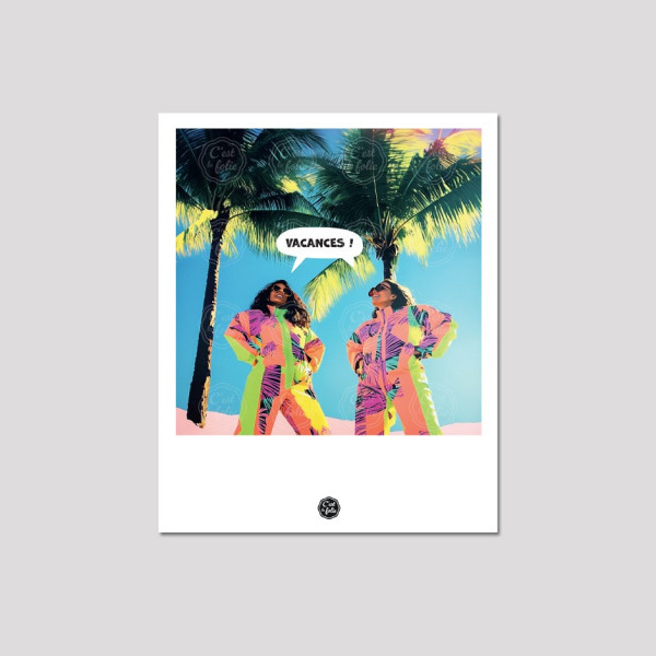 Discover the C'EST LA FOLIE postcards | Colorful & humorous designs