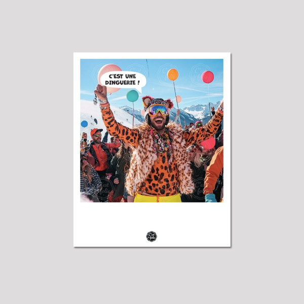 Découvrez les cartes postales C'EST LA FOLIE | Designs coloré & humoristique