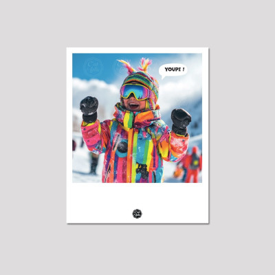 Découvrez les cartes postales C'EST LA FOLIE | Designs coloré & humoristique