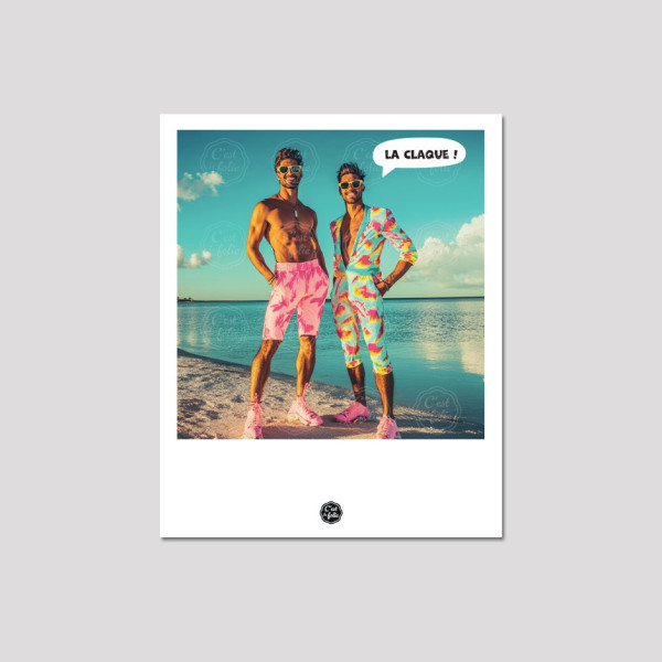 Découvrez les cartes postales C'EST LA FOLIE | Designs coloré & humoristique