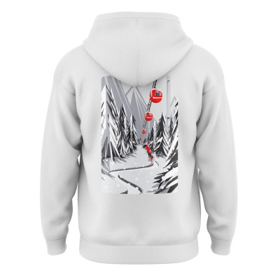 Blackpeuf mountain sweatshirt – organic cotton, printed in Savoie