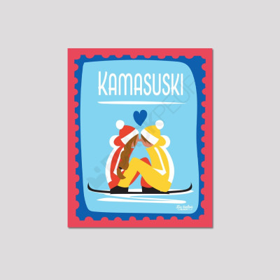 Entdecken Sie die Postkarten von TIMBRÉS | Inspiration durch Briefmarken und farbenfrohe Designs