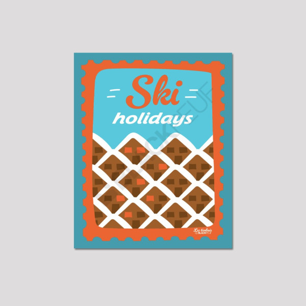 Entdecken Sie die Postkarten von TIMBRÉS | Inspiration durch Briefmarken und farbenfrohe Designs