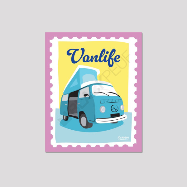 Entdecken Sie die Postkarten von TIMBRÉS | Inspiration durch Briefmarken und farbenfrohe Designs