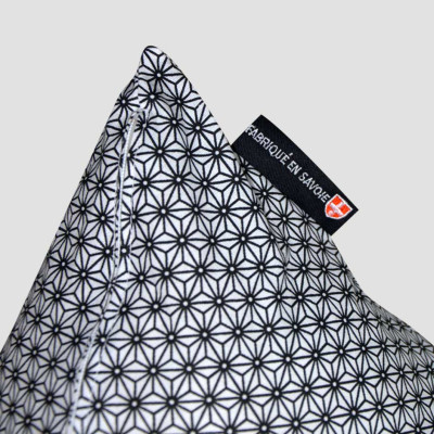 Cushion Flocons de neige BLACKPEUF