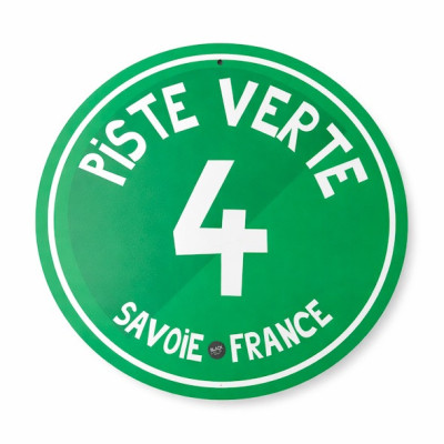 Segnaletica per piste da sci in alluminio | Decorazioni in stile montano Blackpeuf