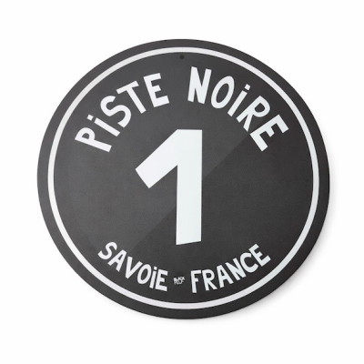 Balise de piste de ski en aluminium | ambiance montagne décoration Blackpeuf