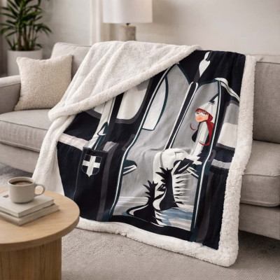 BLACK POP UP PLAID BLACKPEUF