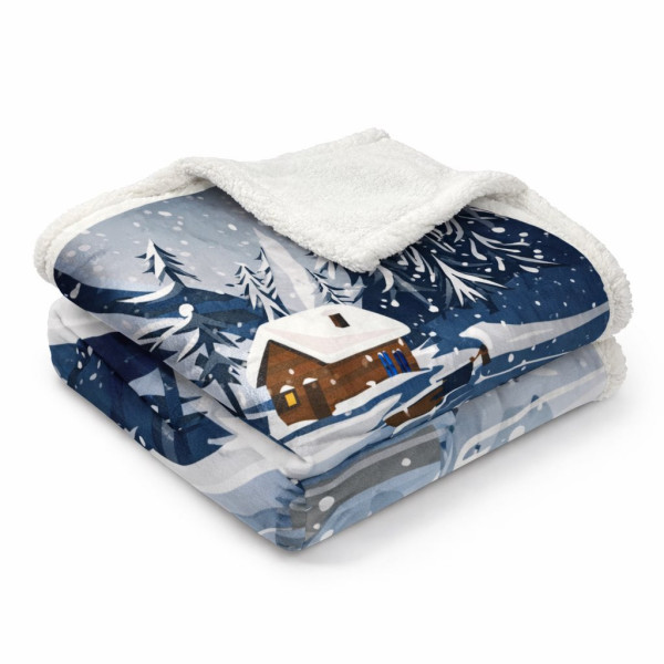 XXL Berg-Kuscheldecke 200x150 Chalet | Weiche & Gemütliche Ski-Decke