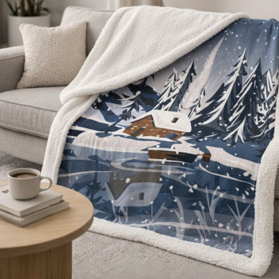 PLAID CHALET AU BORD DU LAC BLACKPEUF