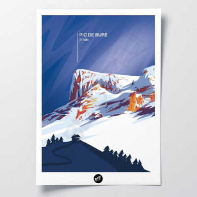 This BLACKPEUF poster offers a high-end and modern look with its vibra