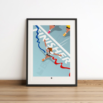 Découvrez les affiches BLACKPEUF | Illustration Montagnes colorés pour votre déco