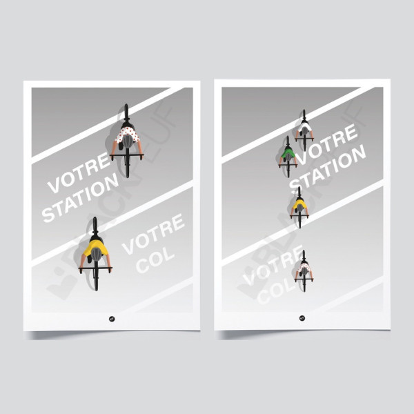 DUO CYCLISTE POSTER PACK