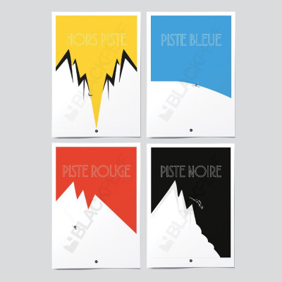 CONFEZIONE POSTER LES PISTES