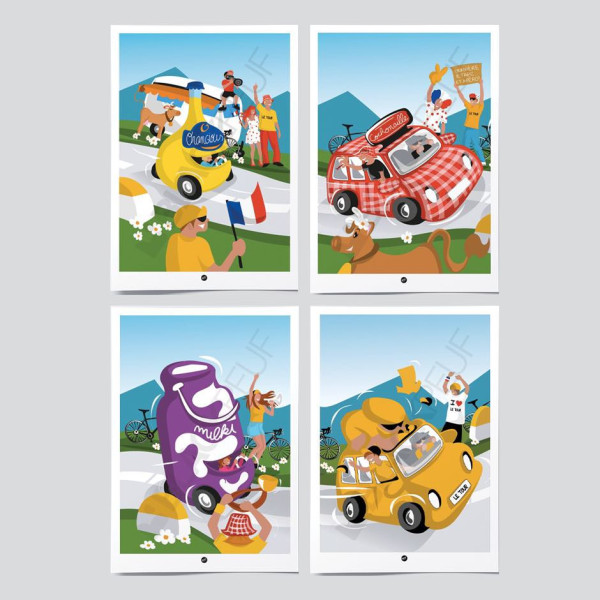 POSTER PACK LES CARAVANES DU TOUR