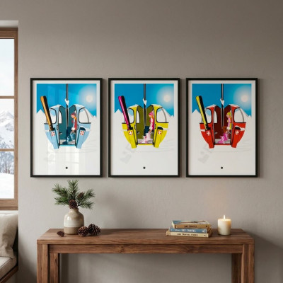 Pack affiche BLACKPEUF | Designs colorés pour votre déco