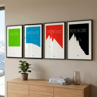 CONFEZIONE POSTER LES 4 PISTES