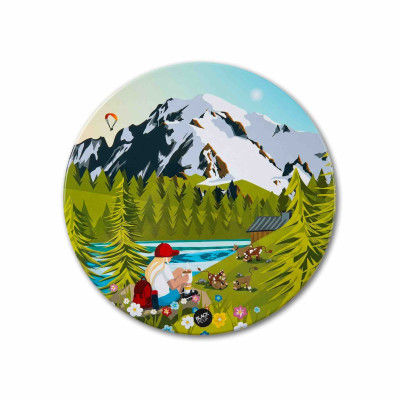 BLACKPEUF Coaster | Decorative accessory and chic souvenir