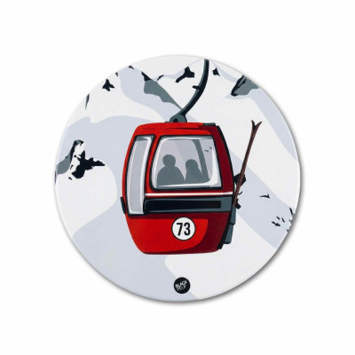 Dessous de plat BLACKPEUF | Accessoire déco et souvenir chic