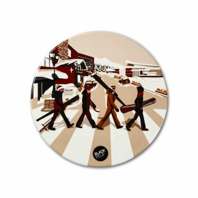 Dessous de plat BLACKPEUF | Accessoire déco et souvenir chic