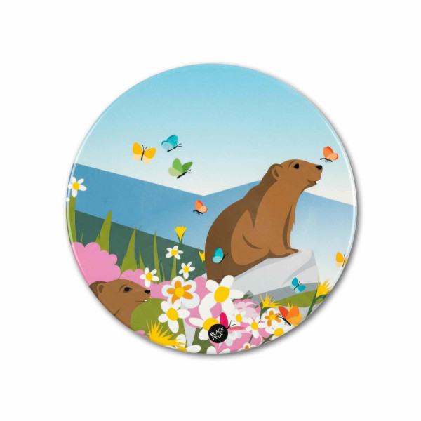 Dessous de plat BLACKPEUF | Accessoire déco et souvenir chic