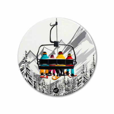 BLACKPEUF Coaster | Decorative accessory and chic souvenir