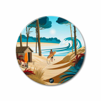 Dessous de plat BLACKPEUF | Accessoire déco et souvenir chic