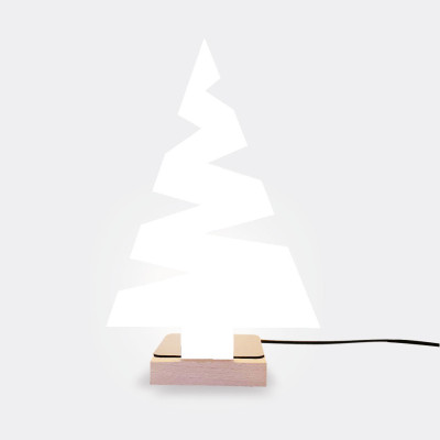 Lampe sapin Blanche