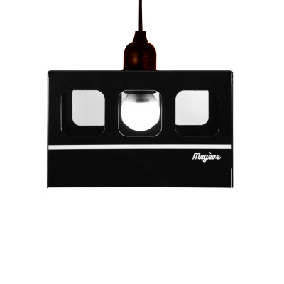 Lampe en forme de cabine de téléphérique à suspendre, à poser ou à
