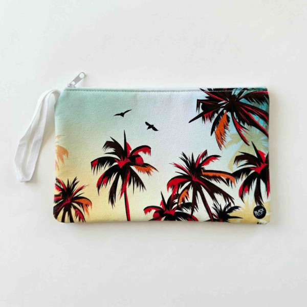 GRANDE POCHETTE CIEL DE PALMIERS BLACKPEUF