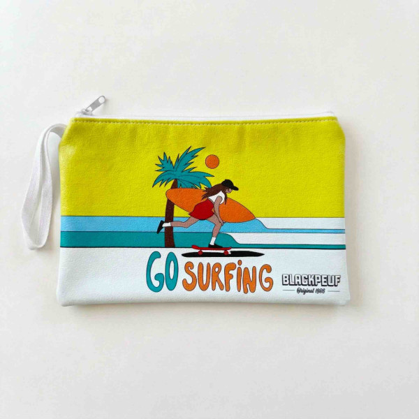 GRANDE POCHETTE GO SURFING BLACKPEUF
