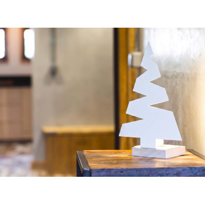 Lampe sapin Blanche